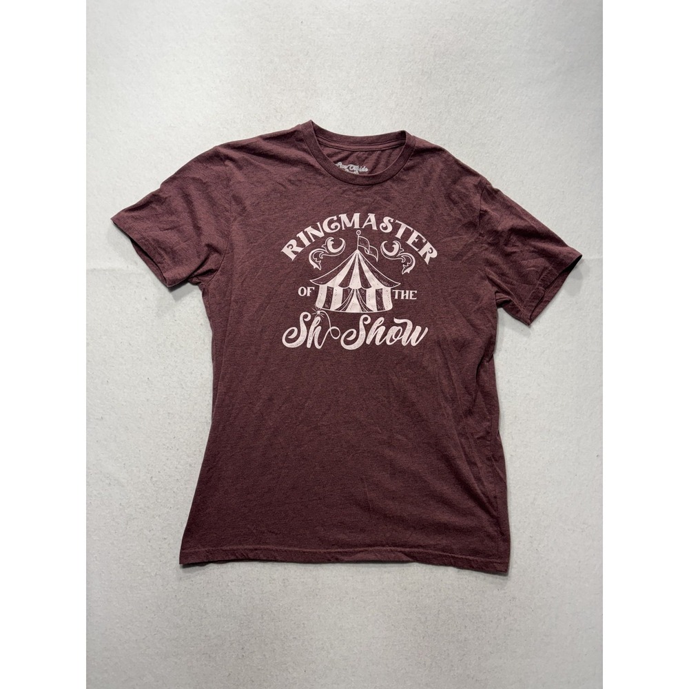 Live Outside The Limits Shirt Mens Large Red Ringmaster Circus Graphic Tee Funny